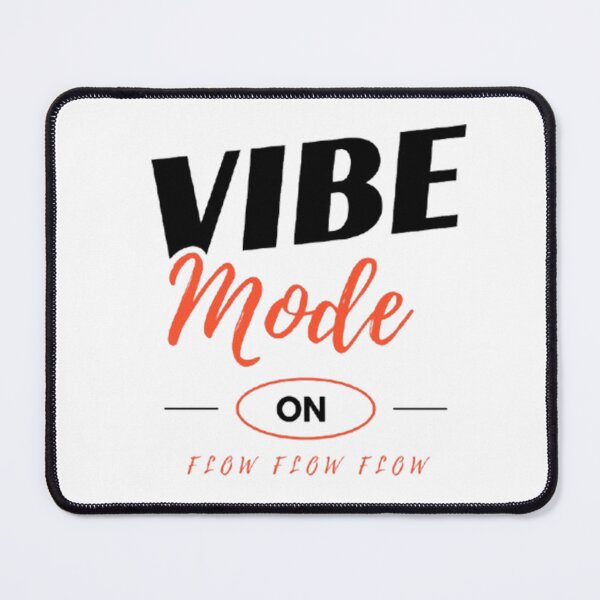 Item preview, Vibe Mode On Flow Retro Typography designed and sold by Gopal Verma.