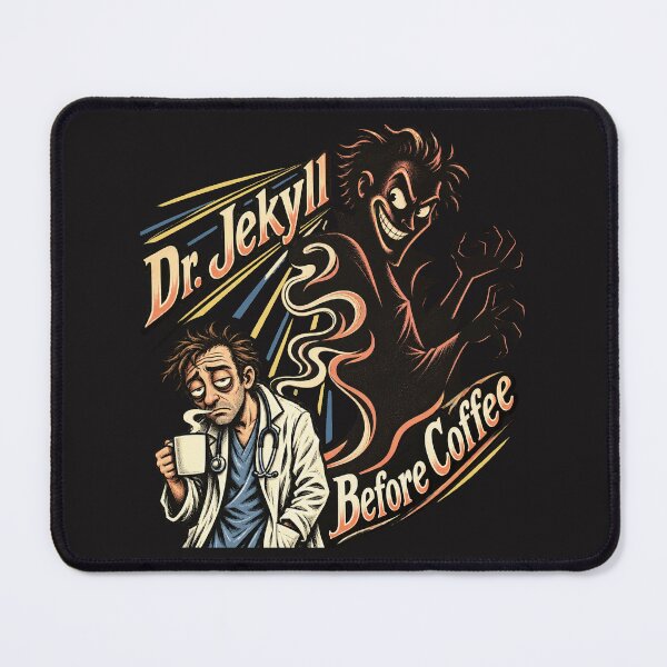 Item preview, Dr. Jekyll Before Coffee doctor Halloween designed and sold by JollyNib.