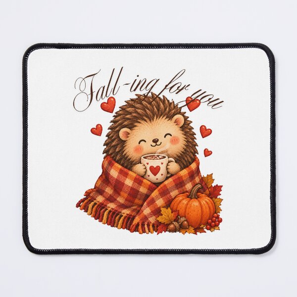 Item preview, Fall-ing for You Cozy Autumn Hedgehog designed and sold by Sycamorre.