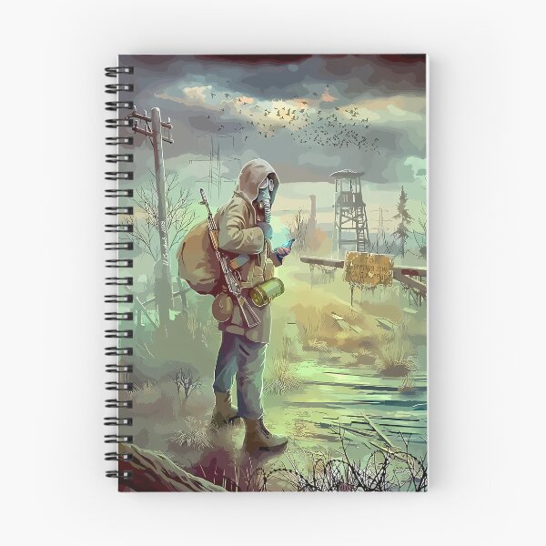 Item preview, Post-Apocalyptic Wanderer with Gas Mask designed and sold by haroldchoffm.