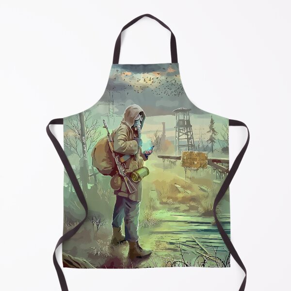 Item preview, Post-Apocalyptic Wanderer with Gas Mask designed and sold by haroldchoffm.
