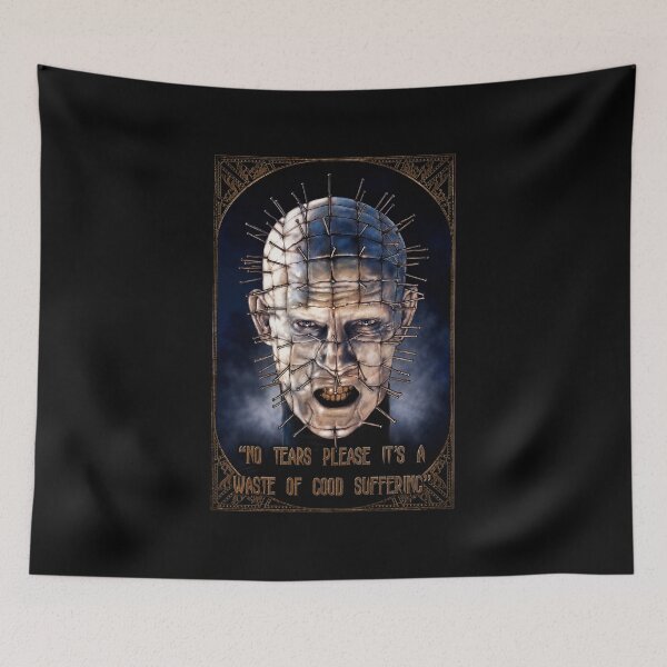 Item preview, Hellraiser Pinhead Good Suffering Horror designed and sold by Thedustyart.