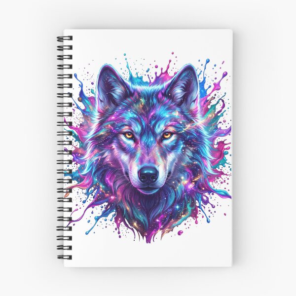 Item preview, Galaxy Wolf Cosmic Nebula Colorful Space Animal Art designed and sold by jaac310.