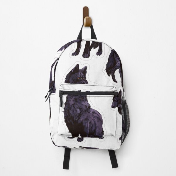 Item preview, Majestic Black Wolf Pack Wild Animal Design designed and sold by NicolasGlowArt.