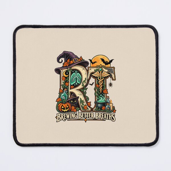 Item preview, Halloween RT Brewing Better Breaths Witch Respiratory Therapist designed and sold by ClinicalHubs.