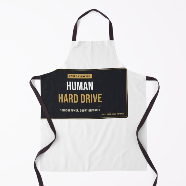 Item preview, Human Hard Drive Court Reporter designed and sold by SlowMadeShelf.