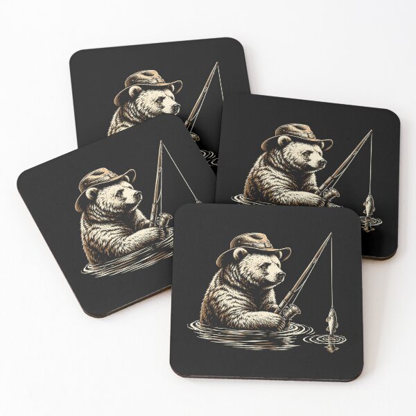 Item preview, Bear Fishing Adventure - Gift Fishing Lover designed and sold by Moizento.