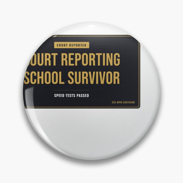 Item preview, Court Reporting School Survivor Court Reporter designed and sold by SlowMadeShelf.