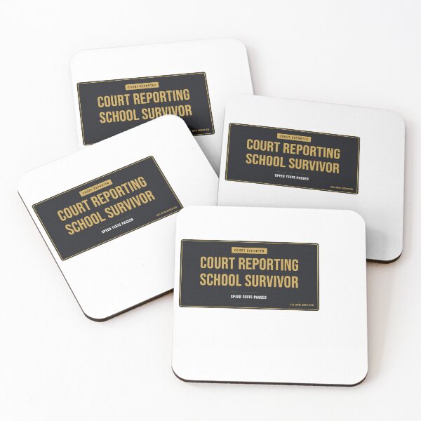 Item preview, Court Reporting School Survivor Court Reporter designed and sold by SlowMadeShelf.