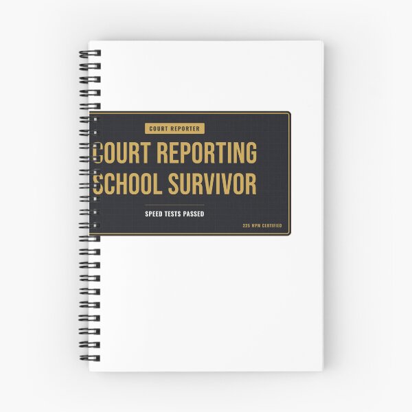 Item preview, Court Reporting School Survivor Court Reporter designed and sold by SlowMadeShelf.