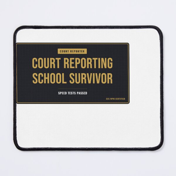 Item preview, Court Reporting School Survivor Court Reporter designed and sold by SlowMadeShelf.