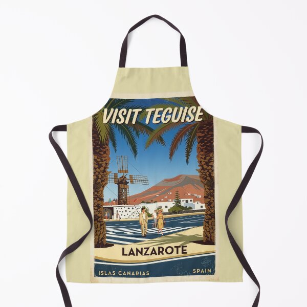 Item preview, Teguise Lanzarote Spain Travel Poster designed and sold by ArtworkNorth.