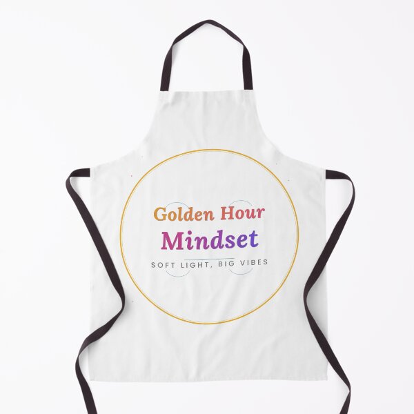 Item preview, Golden Hour Mindset Soft Light Big Vibes Colorful Quote Design designed and sold by Mega-Shopping.