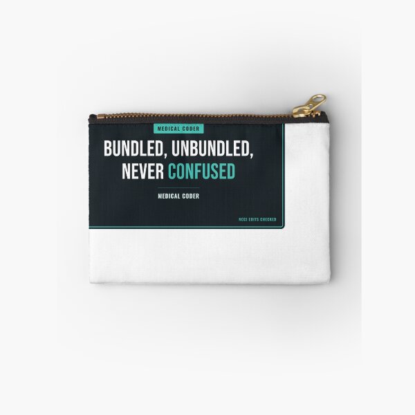 Item preview, Bundled, Unbundled, Never Confused Medical Coder designed and sold by SlowMadeShelf.
