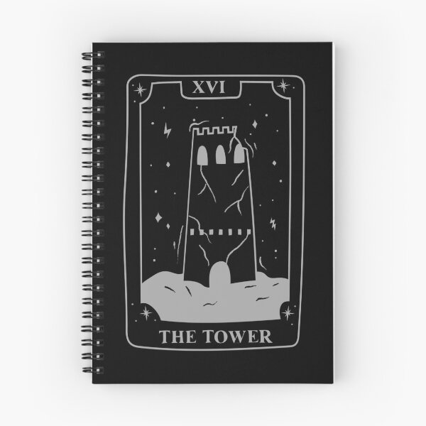 Item preview, The Tower tarot card design designed and sold by marmaladex.