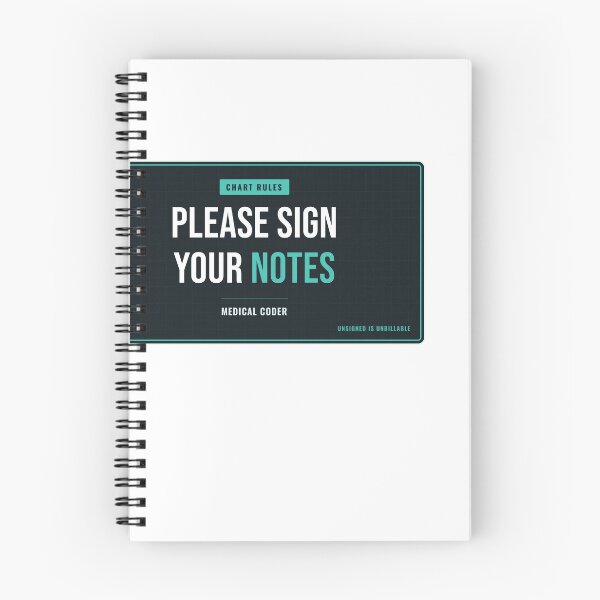 Item preview, Please Sign Your Notes Medical Coder designed and sold by SlowMadeShelf.