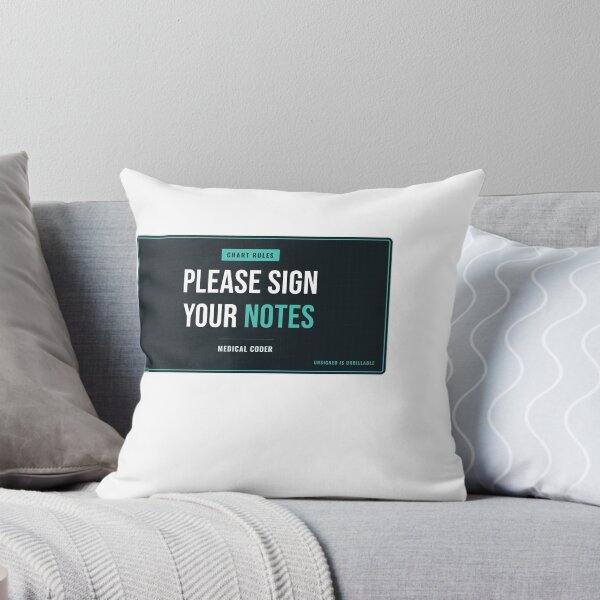 Item preview, Please Sign Your Notes Medical Coder designed and sold by SlowMadeShelf.