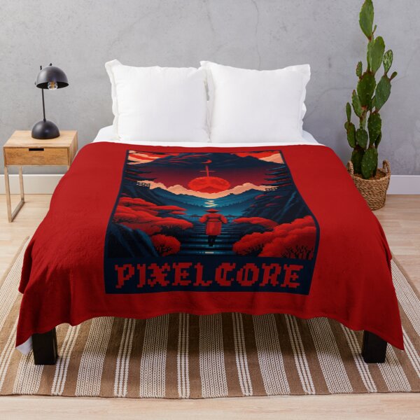 Item preview, Traditional Japanese Samurai on a Spiritual Walking Pixel Art {PIXELCORE} designed and sold by PIXELCORE-TEE.