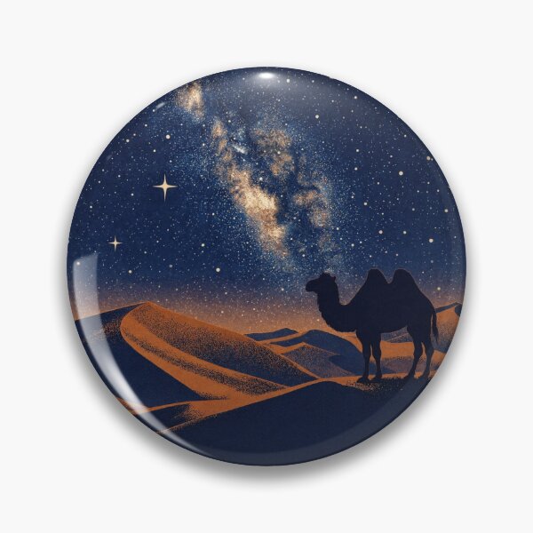Item preview, Gobi Desert Mongolia Starry Night Vintage designed and sold by JIGUWORLD.