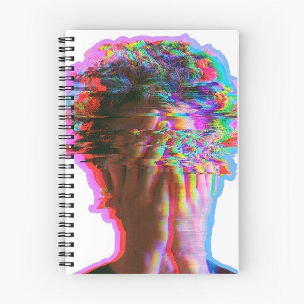 Item preview, Glitch Art Distorted Face Aesthetic Design designed and sold by NicolasGlowArt.