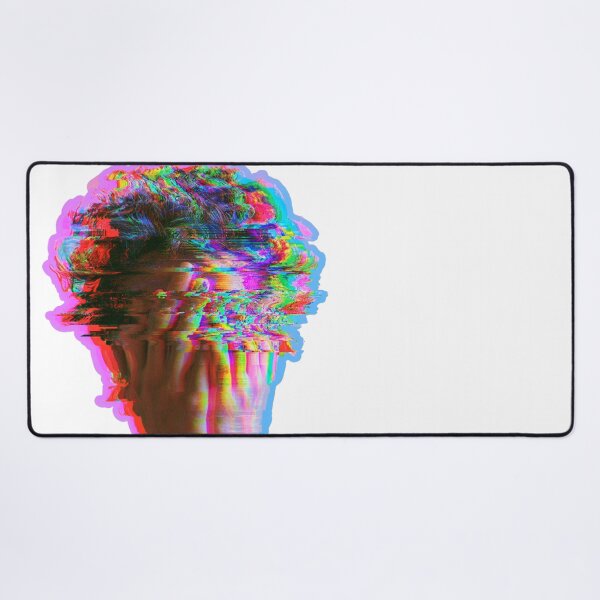 Item preview, Glitch Art Distorted Face Aesthetic Design designed and sold by NicolasGlowArt.