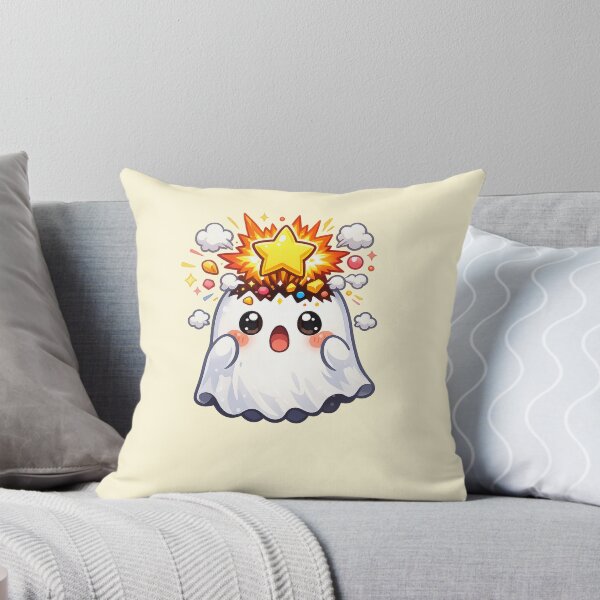Item preview, Starburst Surprise Ghost — Soft Pastel Kawaii Wow Spirit designed and sold by Sommium .