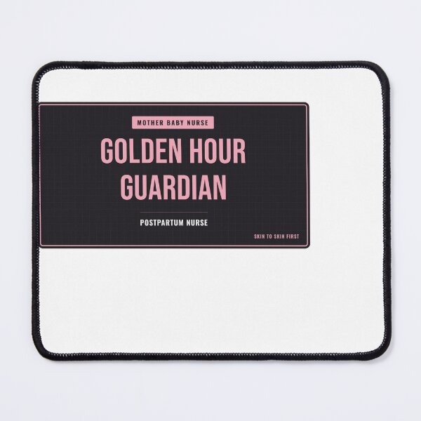 Item preview, Golden Hour Guardian Postpartum Nurse designed and sold by SlowMadeShelf.