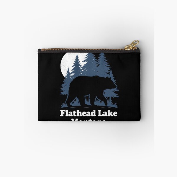 Item preview, Flathead Lake Montana Moonlight Bear Silhouette designed and sold by Milasneeze.