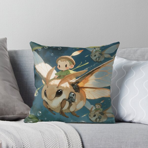 Item preview, Tiny Sprite Riding Moth in Forest Light (V2) designed and sold by SabaMirzique.