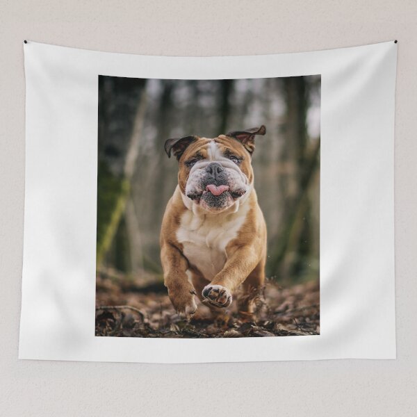 Item preview, Grump Face Bulldog Running designed and sold by VanGaldo.