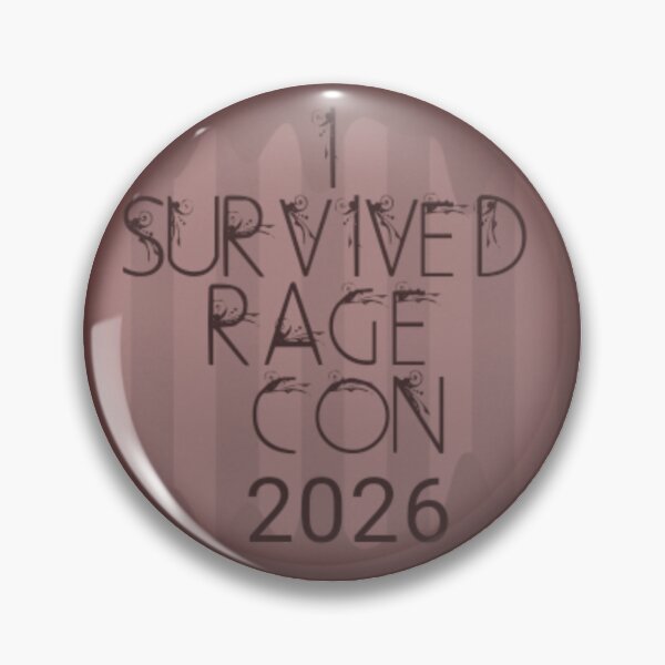 Item preview, I Survived Rage Con 2026 designed and sold by Gemdragon13.