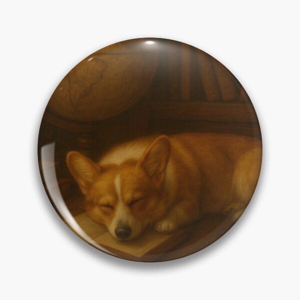 Item preview, The Well-Read Corgi designed and sold by The Moonlit Library.