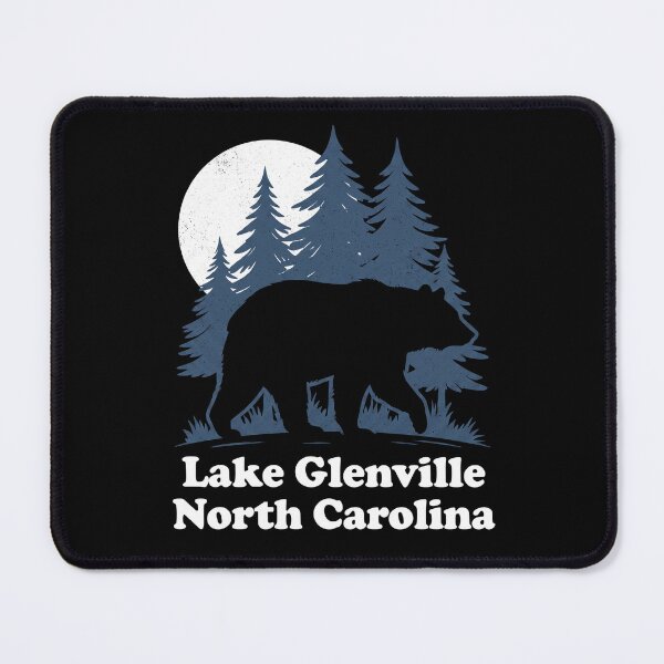 Item preview, Lake Glenville North Carolina Moonlight Bear Silhouette designed and sold by Milasneeze.