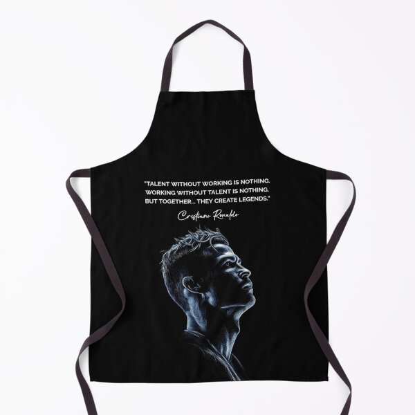 Item preview, Talent Without Working Hard Is Nothing Cristiano Ronaldo Inspiring Motivational Quotes and Sayings CR7 Portrait designed and sold by Matt_Smith.