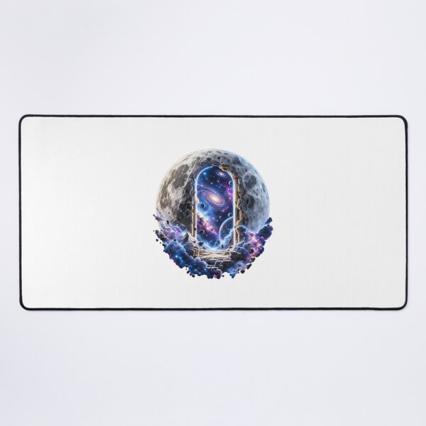Item preview, Moon Door to Another Universe – Cosmic Portal Space Art designed and sold by Prince Tripathi .