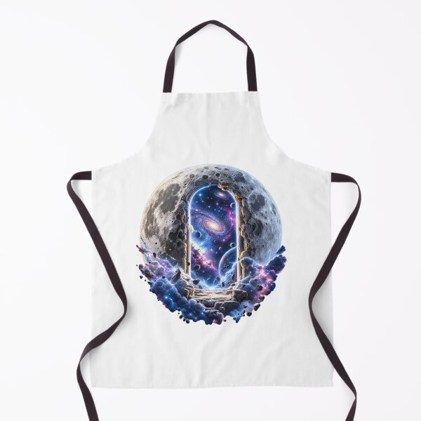 Item preview, Moon Door to Another Universe – Cosmic Portal Space Art designed and sold by Prince Tripathi .