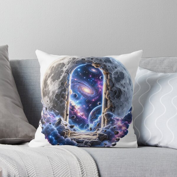 Item preview, Moon Door to Another Universe – Cosmic Portal Space Art designed and sold by Prince Tripathi .