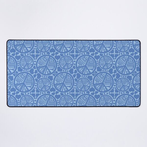 Item preview, Peace Love Justice Equity with Hearts in Blue designed and sold by Digitalmyth's Designs.