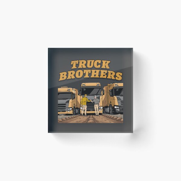 Item preview, Truck Brothers Funny Trucker & Brotherhood Design designed and sold by Operator Style Wear.