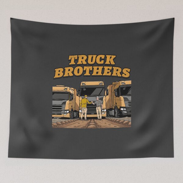 Item preview, Truck Brothers Funny Trucker & Brotherhood Design designed and sold by Operator Style Wear.