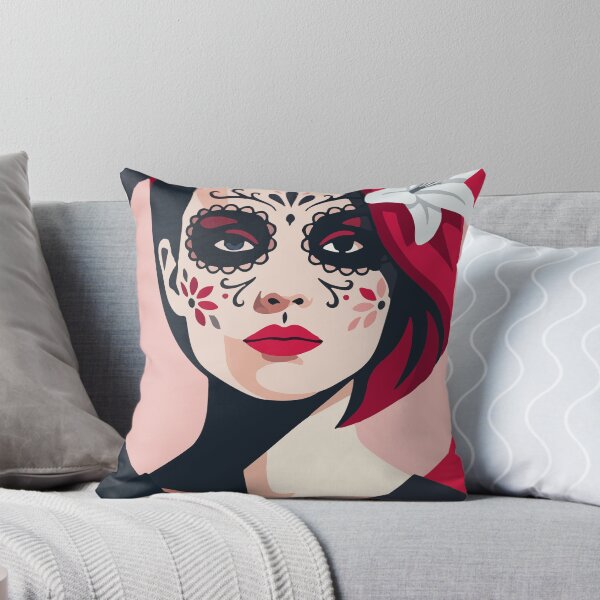Item preview, Catrina Flat Color Art | Day of the Dead Mexican Sugar Skull designed and sold by  Ojo de Lilith.
