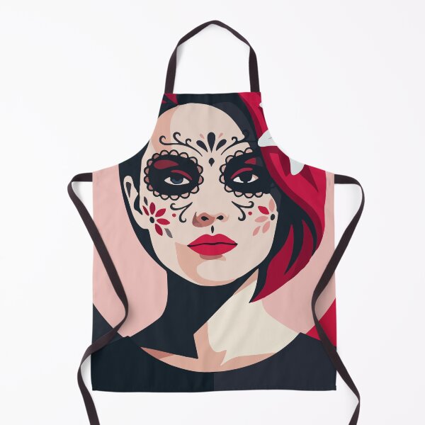 Item preview, Catrina Flat Color Art | Day of the Dead Mexican Sugar Skull designed and sold by  Ojo de Lilith.