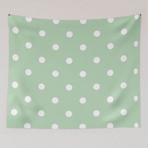 Item preview, Mint and White Polka Dot 2026 Polka Dots Trend Pattern / Best Selling 2026 Tiktok Trend Aesthetic Girl Y2k Coquette Pinterest Girl Mini Dress / Top / Phone Case designed and sold by TeenLake.