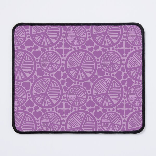 Item preview, Peace Love Justice Equity with Hearts in Purple designed and sold by Digitalmyth's Designs.