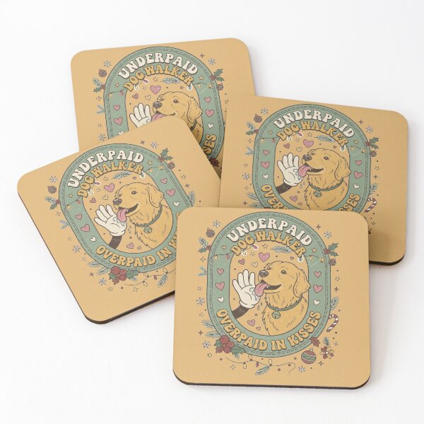 Item preview, Underpaid Dog Walker Overpaid In Kisses designed and sold by FurRealStudioCo.