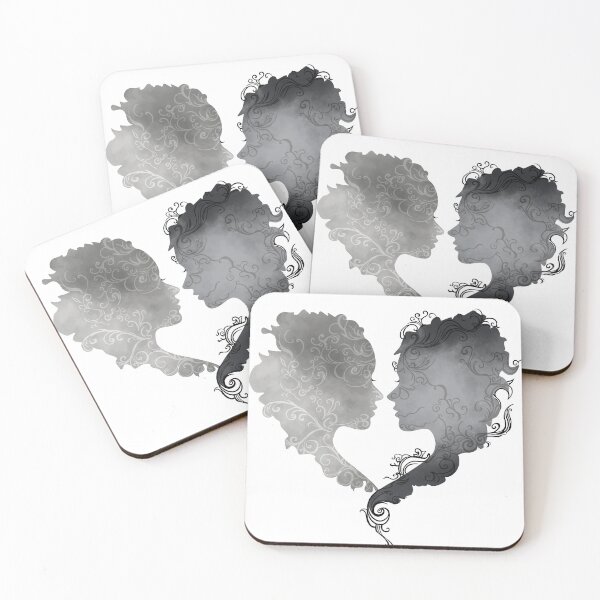 Item preview, Heart Silhouettes designed and sold by poodlebearworld.