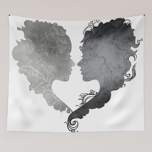 Item preview, Heart Silhouettes designed and sold by poodlebearworld.