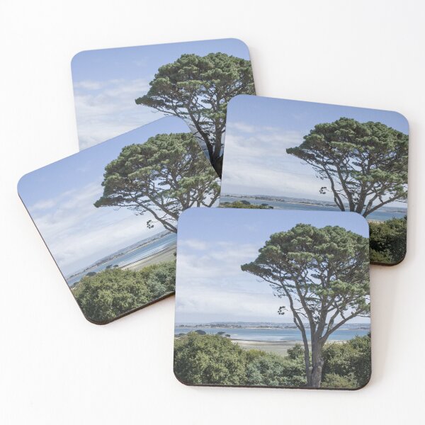Item preview, Pine Tree Overlooking the Bay — Saint-Pol-de-Léon, Brittany designed and sold by Open Road Gallery .