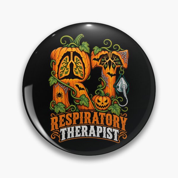 Item preview, Pumpkin RT Respiratory Therapist Halloween Gothic designed and sold by ClinicalHubs.