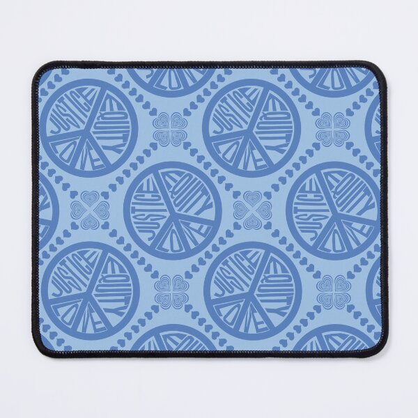 Item preview, Peace Love Justice Equity with Heart Diamonds in Blue designed and sold by Digitalmyth's Designs.